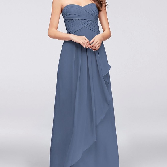 David's Bridal Dresses & Skirts - Bridesmaids/ Prom Strapless Maxi Dress